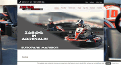 Desktop Screenshot of maribor.karting-center.si